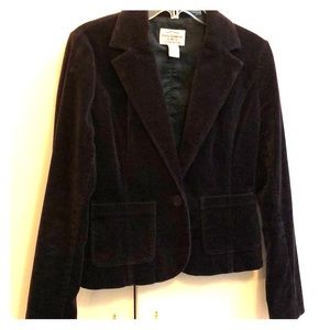 Ralph Lauren velour black blazer